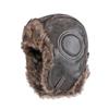 1Pc Men Women'S Pilot Aviator Bomber Trapper Hat Faux Fur Leather Snow Cap With Ear Flaps Pilot Winter Bomber Hat Ushanka Hat