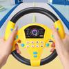 Montessori Copilot Music Steering Wheel Multi Functional Simulate Driving Car Toy  Children Gift