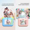 Cute Kids Instant Print Camera 1080P Digital Video Camera Dual Camera Lens 12MP 2.4 Inch LCD Screen