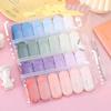Набор из 6 штук Kawaii Градиентный корректирующий ленточный набор - 6 штук для детей и студентов