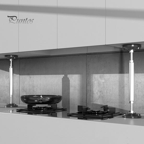 1 пара опорных ножек для мебели, регулируемые телескопические стойки из нержавеющей стали, простая установка, опорные ножки с противоскользящими накладками для кровати, дивана, комода, телевизора