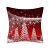 Роскошная мягкая полиэстеровая наволочка для рождественской подушки 'Персиковая кожа' с дизайном Санта-Клауса