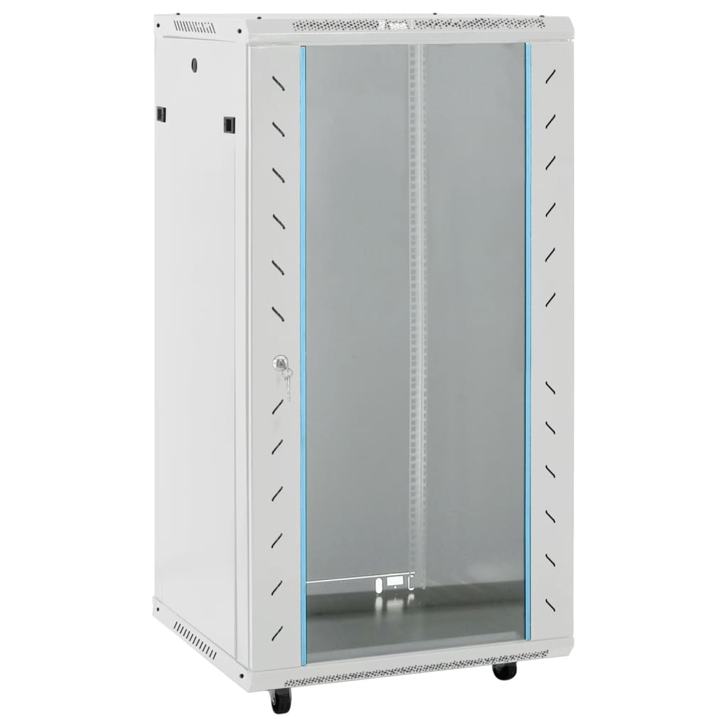 Vidaxl Szafka Serwerowa, 22U, 19", Ip20, Szara, 60X60X120 Cm