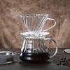 Новая стеклянная кофеварка капельного типа, фильтр для кофе ручного заваривания, термостойкая стеклянная фильтр-чашка с мерной шкалой, колд брю в американском стиле