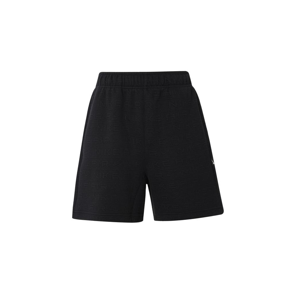 Nike Спортивные шорты Air Solid Color Lace-Up Mid Rise Sports Casual Shorts Men shorts Black FN2160-010