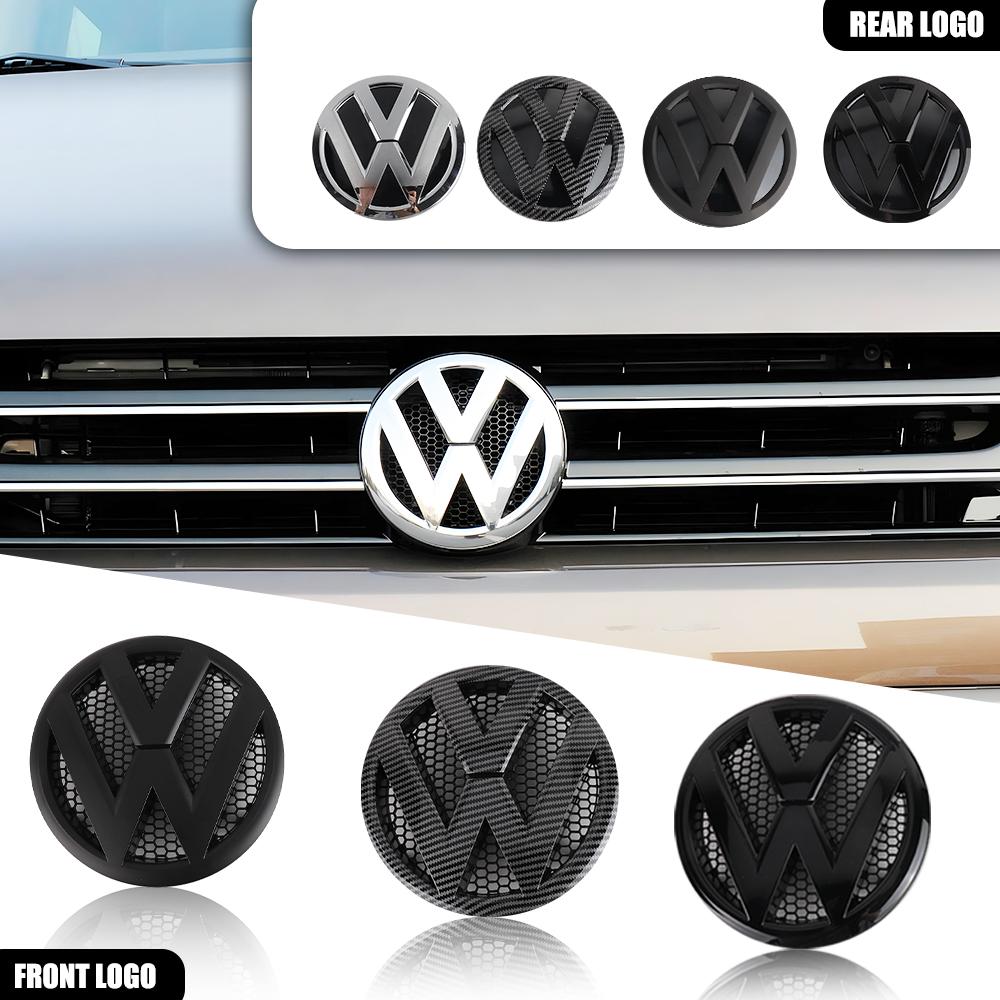 Valve Stems Caps For Volkswagen VW Transporter T5 2010-2015 Car Front Hood Grill Emblem Cover Rear Trunk Badge Sticker Auto Exte zl9
