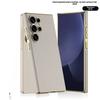 Изогнутая поверхность гальванизированная кожа кожаный чехол для Samsung Galaxy S25 S24 ультра пластиковый жесткий корпус защитный держатель чехол для телефона