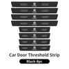 VW Leather Car Door Plate Threshold Protector Strip Sticker For Volkswagen VW Scirocco Jetta Beetle Golf Passat Polo Tiguan Sharan