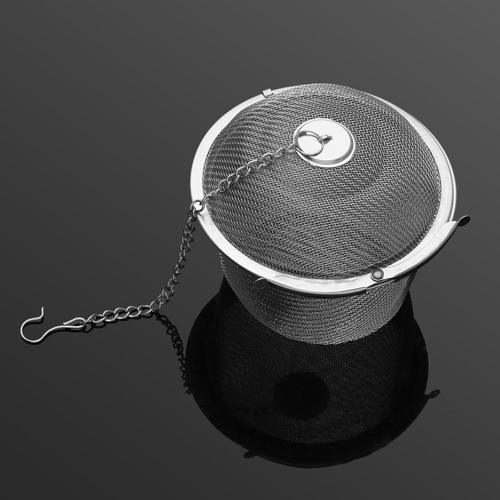 Leaf Spice Strainer Teakettle Tea Ball Stainless Steel Herbal Infuser Mesh Filter