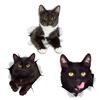 Black Cat Sticker On The Car Self-Adhesive Decal Waterproof Decoration Car Stickers