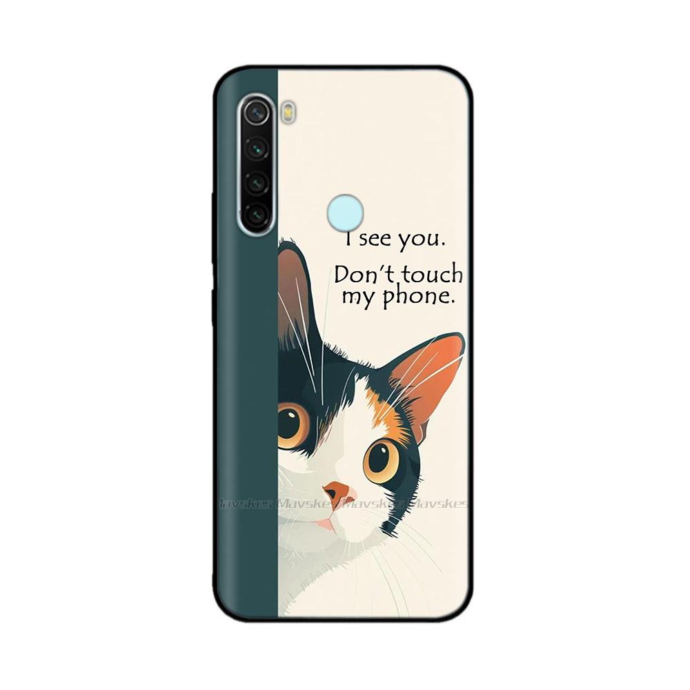 Для Xiaomi Redmi Note 8T Чехол с узором Полная защита Мягкий жидкий силикон Мультяшный чехол для Redmi Note 8T Note8T Оболочка Fundas
