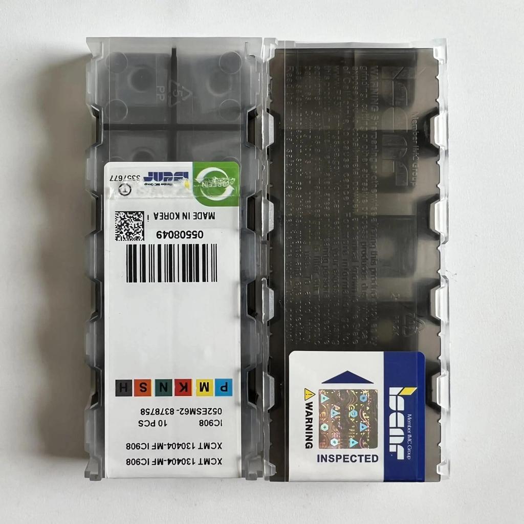 ISCAR / XCMT130404-MF IC908 /Industrial Indexable Carbide Inserts 10 Pcs