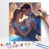 Disney Анимация цифровая масляная живопись романтический принц принцесса DIY ручная роспись раскраска домашний декор подарок настенное искусство декор