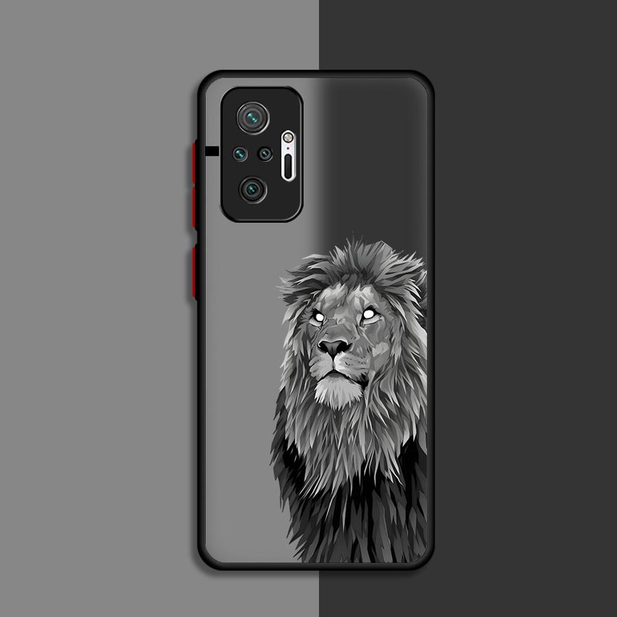Cool Lion Art Case for Xiaomi Redmi Note 15 Pro A4 9S 13C 14 12 14C 13 10 11 Funda Back Phone Cover