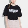 Uniqlo X Bleach Мультяшный Аниме Принт Футболка с Круглым Вырезом Унисекс Топы Черный 466058-09