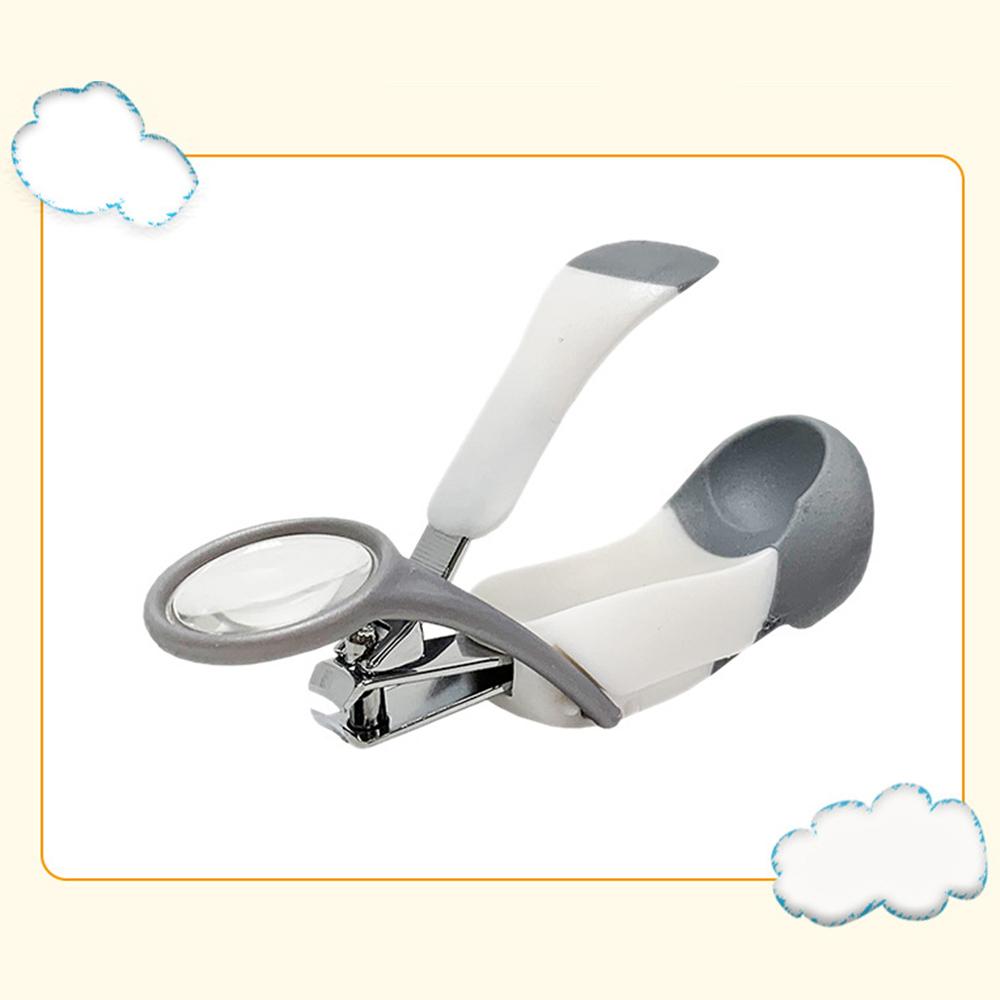 Baby Nail Clippers with 4X Magnifier Safety First for Newborn Toddlers Kids