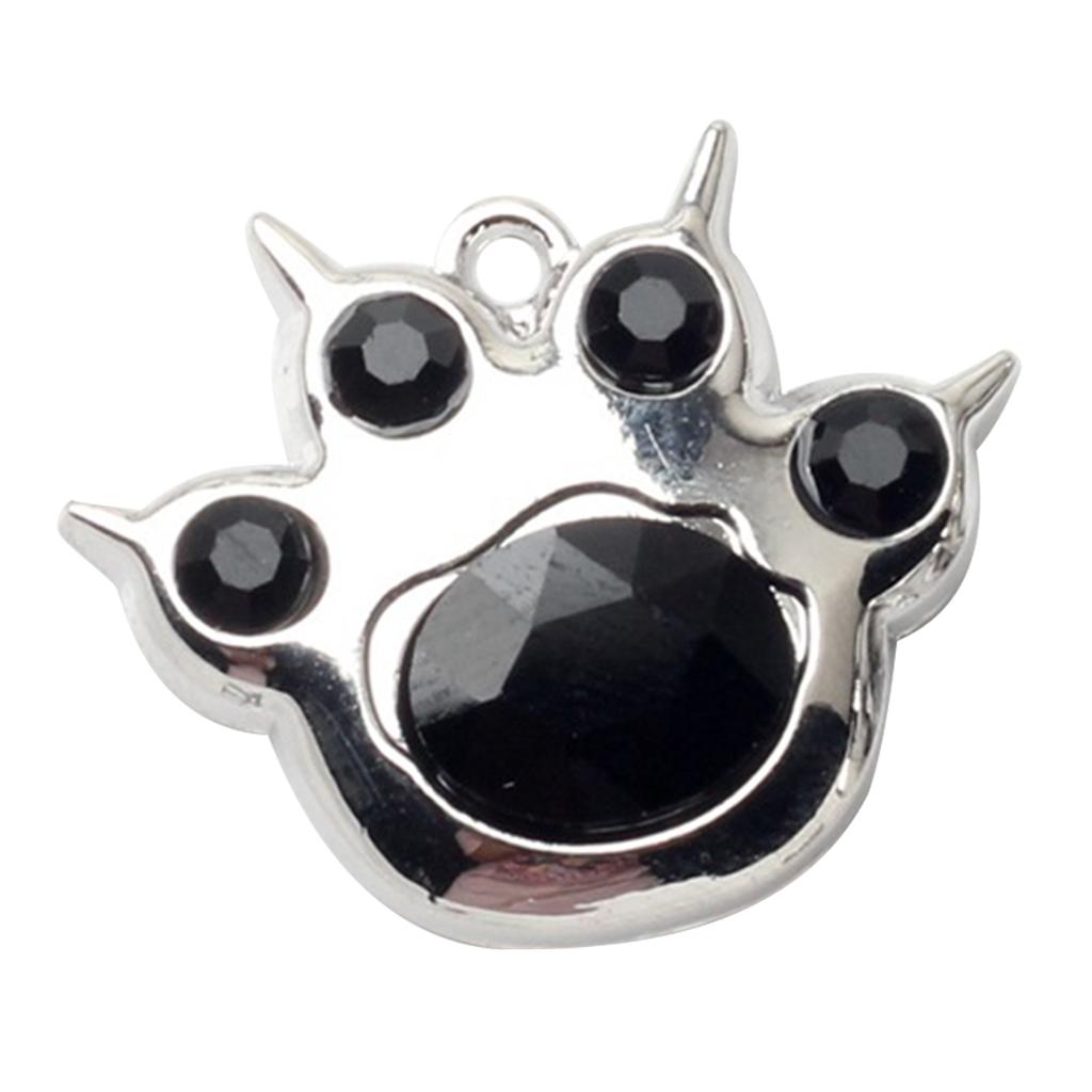 Tassels Charm Pendants with Hole Love Bowknot Cat Claw Heart Tags for DIY Keychain Earrings Necklace Jewelry Making