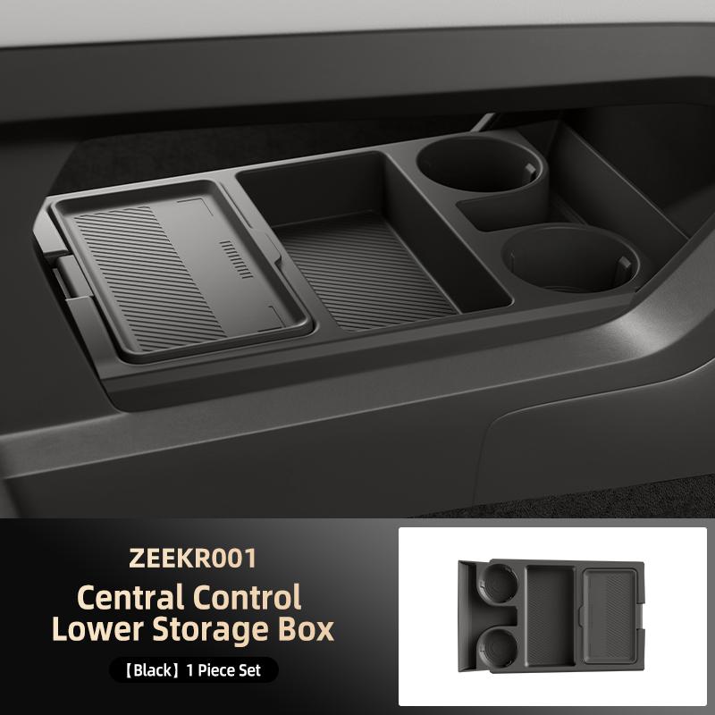 Подходит для Zeekr 001 Центральная консоль Под storage box Подлокотник Хранение Хранение Автомобильные принадлежности Модифицированные аксессуары