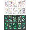 10pcs New Dinosaur Sticker Glow In The Dark Toys Luminous Star Stickers Fluorescent Painting PVC Stickers Toys for Kids Girl Boy