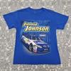 Jimmie Johnson All Over Print T-shirt Team Lowes Chevrolet Bluearge 2011