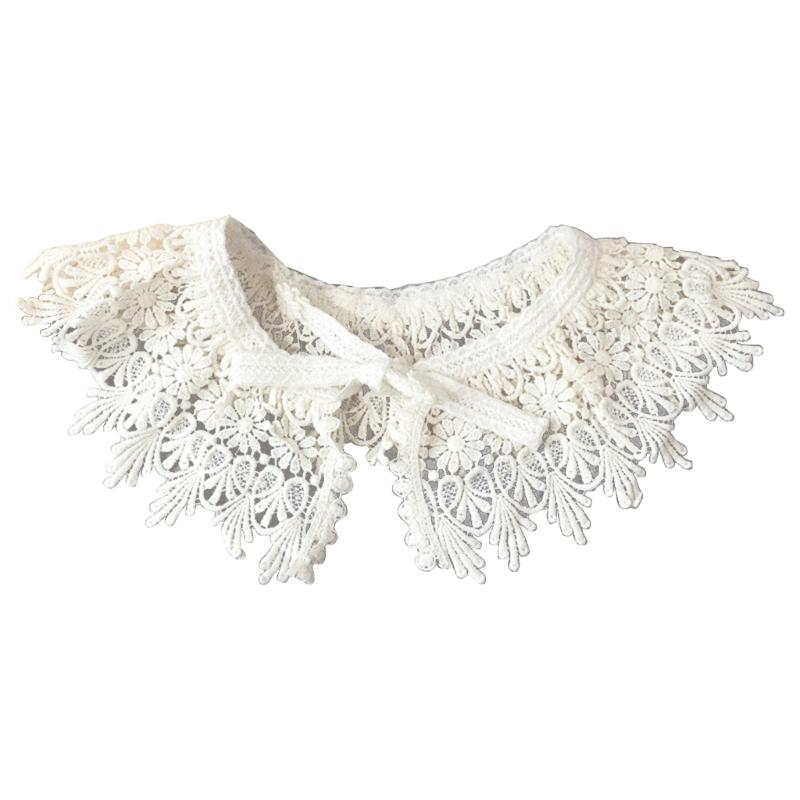 Съемный воротник Детский воротник с вышивкой Воротник-обманка Ложный воротник Кружевной воротник