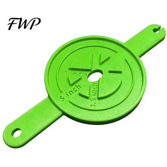 Ceramic Shaping Supplies Trimming Bat System for Pottery Wheel, Tool, 3.5Inch 4Inch Wheel Accessories 5Inch, 3D Printed Fixing Rim Shaper Tool Studios