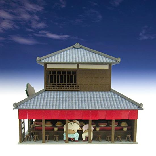 Sankei Miniature Art Kit Studio Ghibli Series Spirited Wonder Scale Paper Craft Away Town-4 1/150 MK07-26