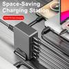 Многофункциональная зарядная станция USB с 6 портами, универсальная 65 Вт, зарядное устройство для нескольких устройств, офисные принадлежности