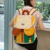 The New Schoolbag Is High-value, Fresh and Sweet, Contrasting Color Splicing Backpack, Lightweight Mountaineering Travel Backpack for Men and Women