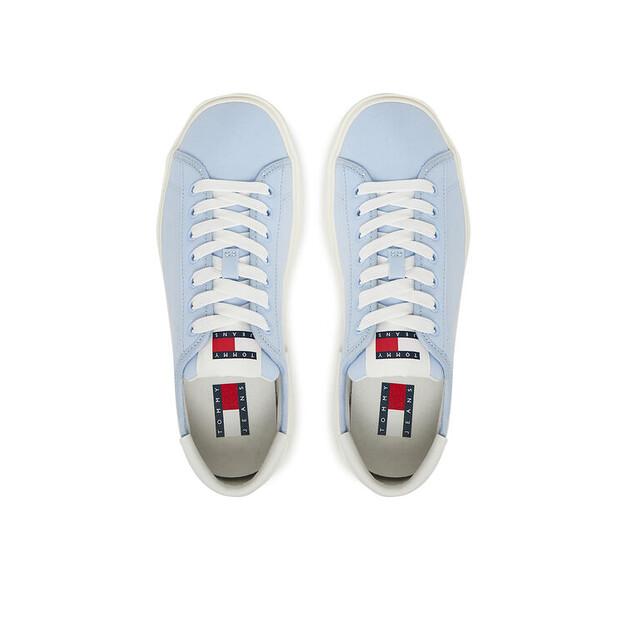 Tommy Jeans Кроссовки Tjw Flatform Canvas Sneaker EN0EN02792 голубой