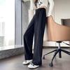 HSTYLE Women's High-Waist Wide-Leg Suit Trousers