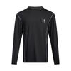 Мужская футболка с длинным рукавом и круглым вырезом с логотипом серии Outdoor UA Urban Casual, черная 6005885-001