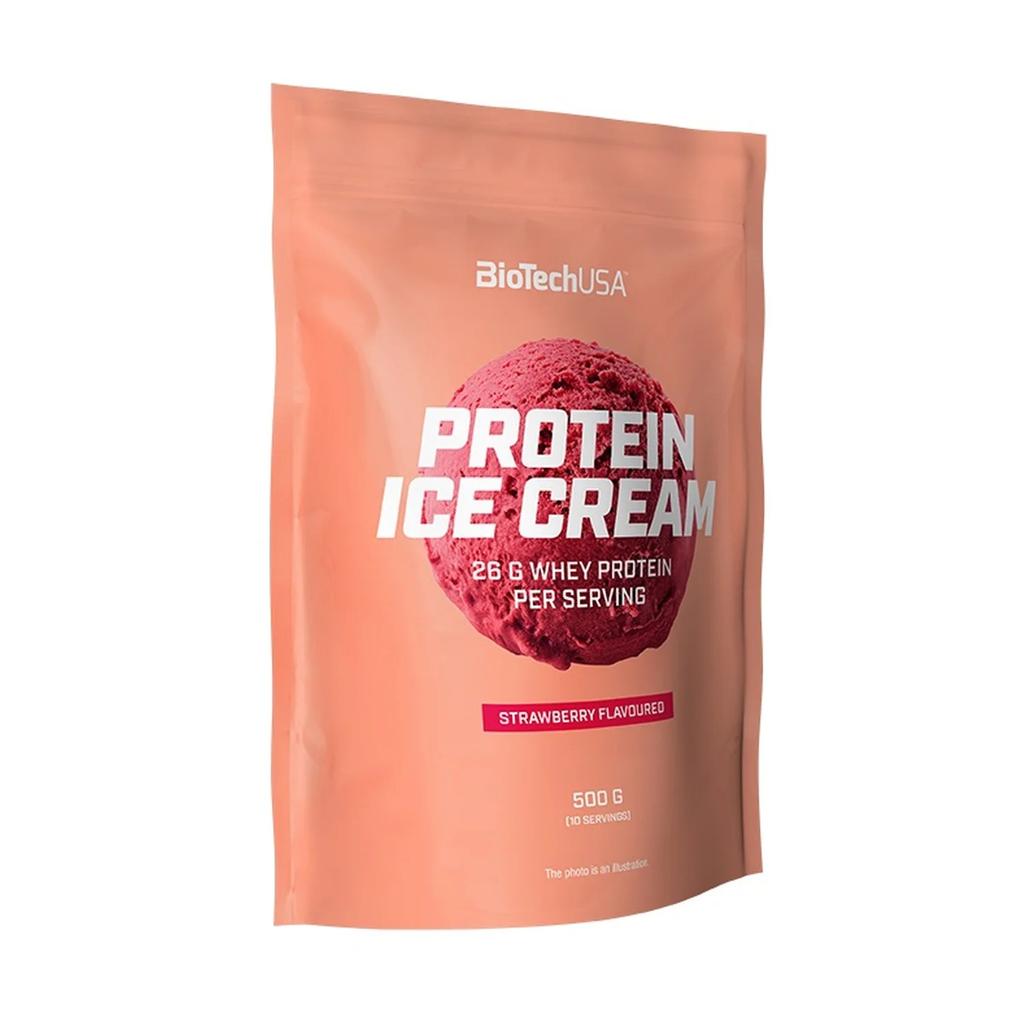 Protein Ice Cream, Strawberry - 500 grams