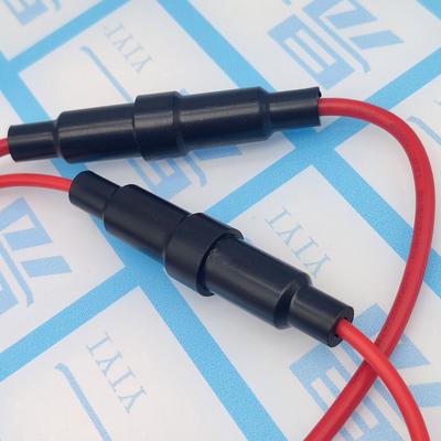 Держатель стеклянного предохранителя 22 AWG с быстрым ударом 5x20 мм/6x30 мм 10 шт. Держатель для проводов Предотвращение коротких замыканий Автозапчасти