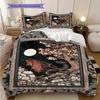 Medieval Gothic Fantasy Dragon bedding, duvet cover, pillowcase, home decoration, birthday gift (1 * duvet cover+2 * pillowcase, coreless)