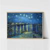 Vincent Van Gogh Select Print Poster Impressionist French Landscape Flower Starry Night Canvas Painting Wall Art Room Home