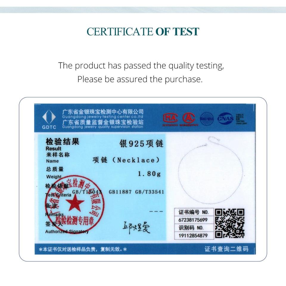 Bamoer Classic Basic Chain 925 Sterling Silver Lobster Clasp Adjustable Necklace Chain Fashion Jewelry for Women BSA006