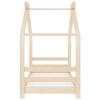 VidaXL Cadre de Lit d'enfant Sommier à Lattes Cadre à Lattes Meuble de Chambre à Coucher Maison Intérieur 70x140 cm Bois de 289607