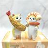 Фигурка кошки Креветка Кот 5-элементный набор Миниатюрная фигурка Интерьерный подарок, популярные игрушки в Корее