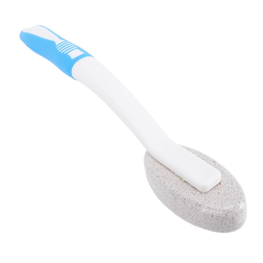 Pumice Stone Brush Multifunctional Cleaning Brush with 31cm Handle for Pool Bathroom