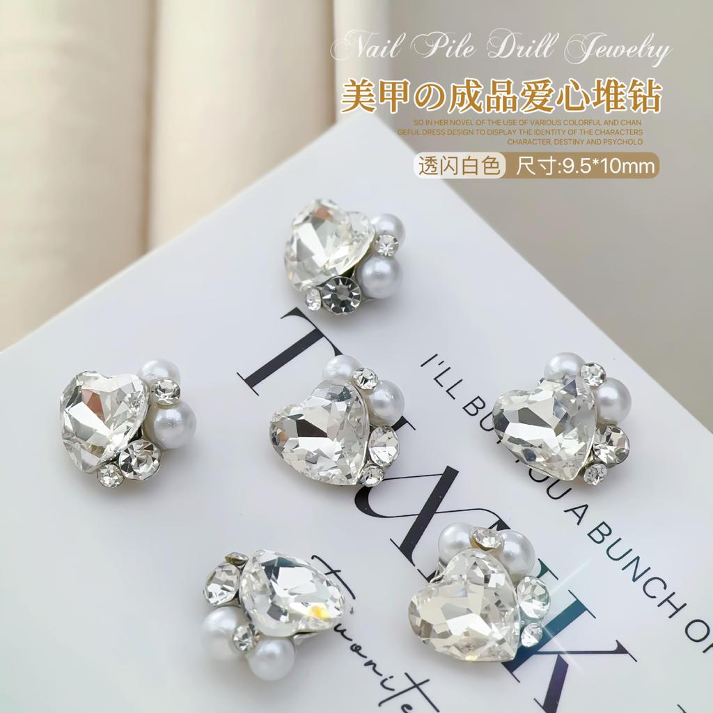 Nail Art Diamond Jewelry Pile Diamond Nail Art Jewelry Flash Pillow Fat Square Rock Sugar Special-Shaped Pile Diamond Nail Diamond Jewelry