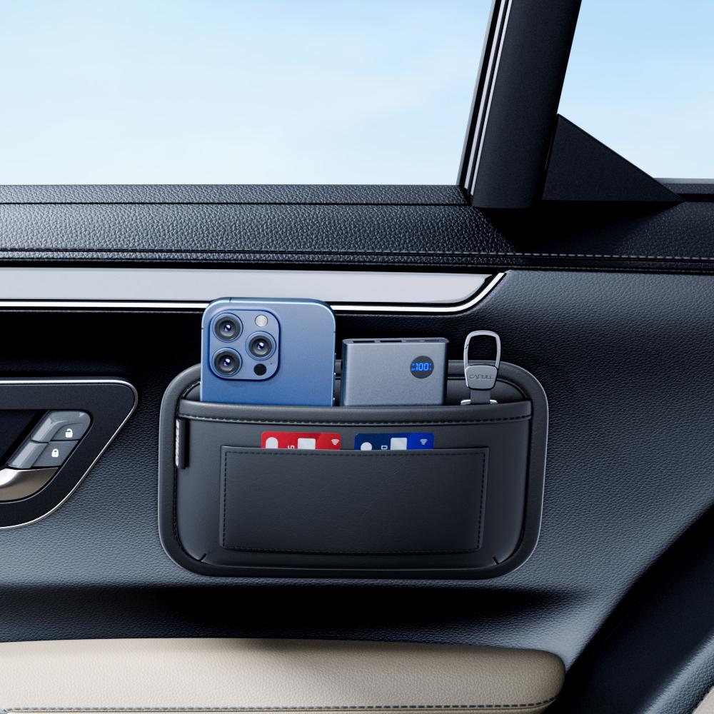 Многофункциональная сумка для хранения карточек в автомобиле, органайзер для салона, сумка-кошелек с боковым карманом для сиденья автомобиля