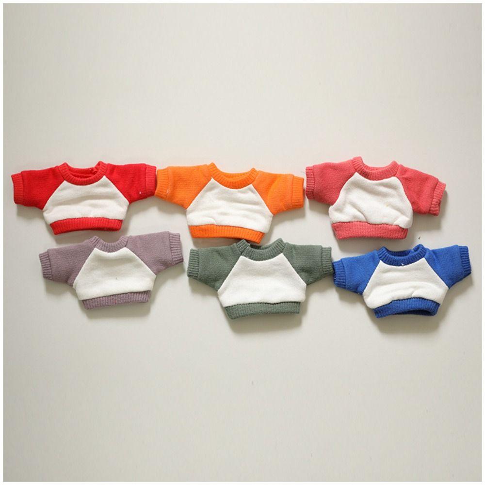 Casual Wear Sweatshirt Outfits Handmade Dolls Tops New Dolls Accessories for 10cm Cotton Dolls