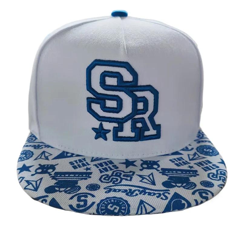 New Fashion Embroidery Letter SR Baseball Cap Hip Hop Hat Men Women Outdoor Hat Sports Leisure Flat Shade Snapback Caps Gifts