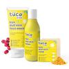 Мыло для тусклой кожи Tuco® Kids (60 г x 2), Мыть лицо (100 мл) & Лосьон для тела для тусклой кожи (200 мл) |возраст 2-5, 4-10, 10-15 лет | 420 г-Упаковка из 3 штук
