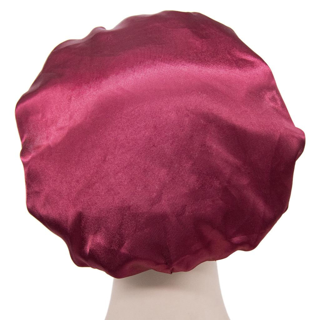 Cover Fashion Night Sleep Women Silk Bath Nightcap Hair Cap Shower Caps Sleeping Hat Satin Bonnet