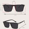 1 шт., мужские пластиковые квадратные солнцезащитные очки с защитой от ультрафиолета, модные для путешествий на открытом воздухе, пляжной вечеринки, альпинизма, уличных оснасток, тропических пляжных аксессуаров для отдыха