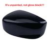 For Honda Accord 2008 2009 2010 2011 2012 Car Replacement Rearview Side Mirror Cover Wing Cap Exterior Door Case Trim Black Auto
