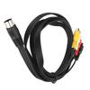 Plug and Play Audio Cable Connector 4.9ft DIN 5 Pin to 4RCA Cord  DVD