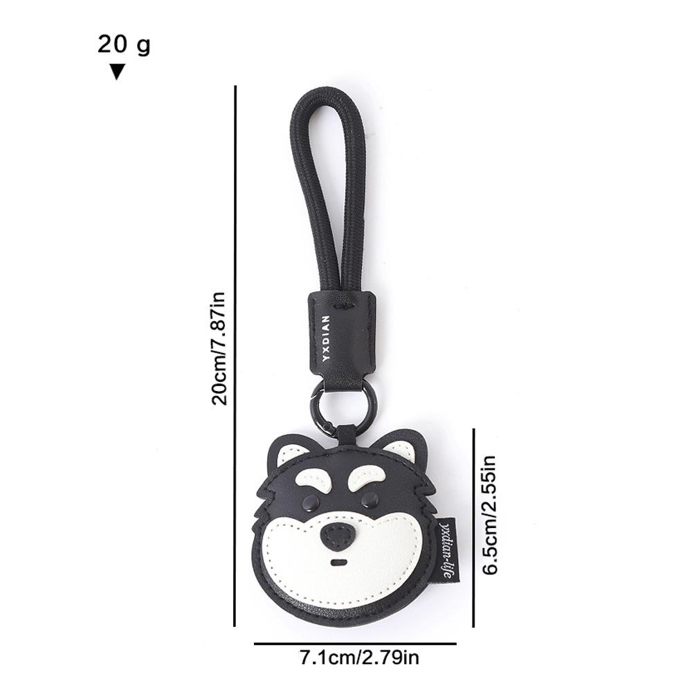Прекрасные брелоки для ключей в виде щенков, прочный ремешок, высококачественная ПУ, мультяшные подвески в виде собак, украшения для женской сумочки